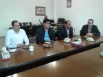 بازدید شهردار صومعه سرا و هیات همراه از دانشکده 2