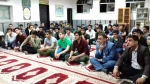 حضور دانشجویان ساکن خوابگاه درنمازخانه دانشکده بمناسبت روز جوان باسخنرانی دکتر بخشش 4
