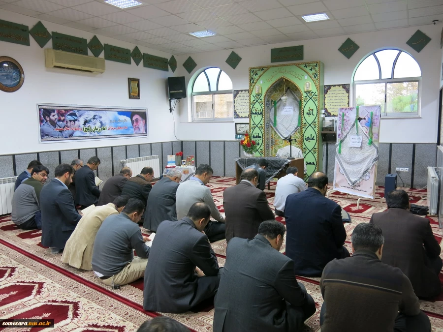برگزاری مراسم زیارت عاشورا و سخنرانی به مناسبت هفته بسیج و ایام ولادت 3