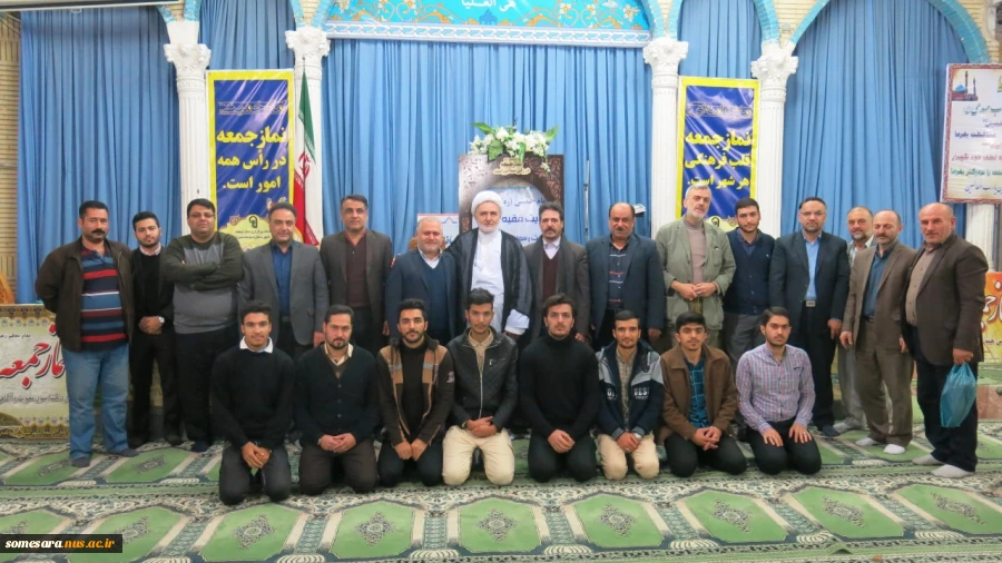 گزارش تصویری حضور پر شور همکاران و دانشجویان بسیجی در نماز جمعه رو 16 آذر  10