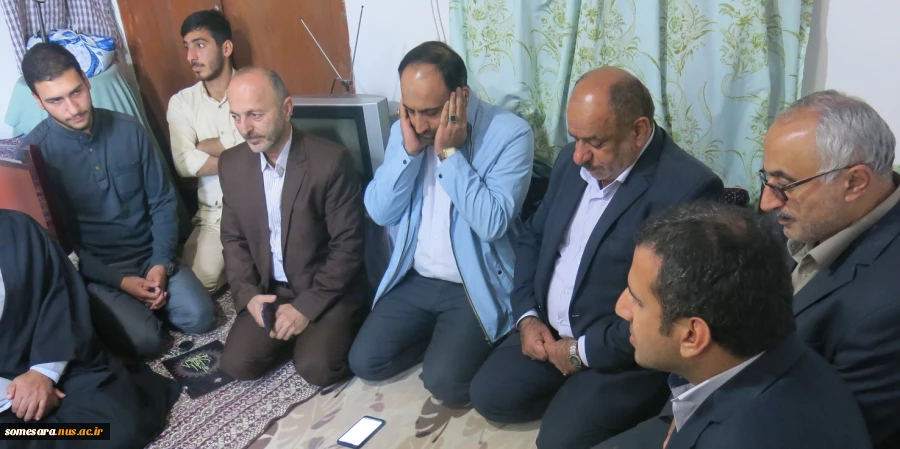 دیدار ریاست،کارکنان و دانشجویان دانشکده فنی و حرفه ای صومعه سرا،از خانواده معظم شهدای شهرستان صومعه سرا، در راستای طرح سپاس 6