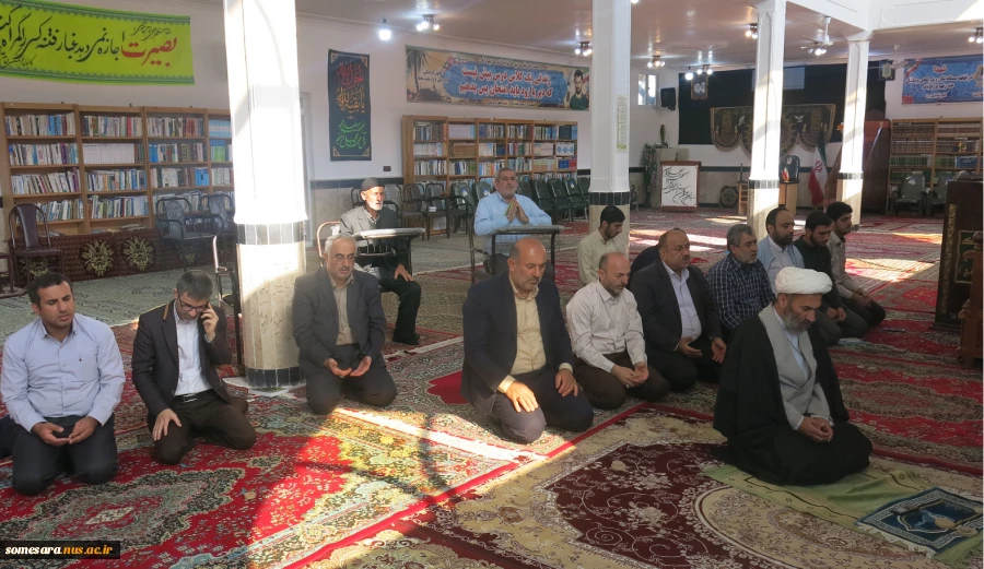 دیدار ریاست،کارکنان و دانشجویان دانشکده فنی و حرفه ای صومعه سرا،از خانواده معظم شهدای شهرستان صومعه سرا، در راستای طرح سپاس 7