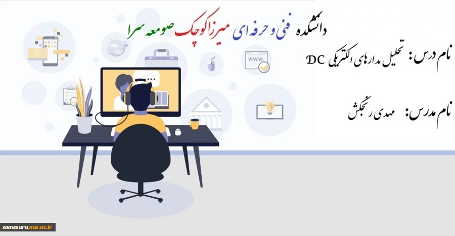تحلیل مدارهای الکتریکی DC - مهدی رنجکش - 982 اول	کاردانی	گروه برق و الکترونیک 2