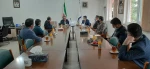 جلسه تودیع مسئول بسیج اساتید دانشکده  جناب آقای دکتر بخشش و معرفی آقای دکتر اسدی به عنوان مسئول جدید بسیج اساتید 2