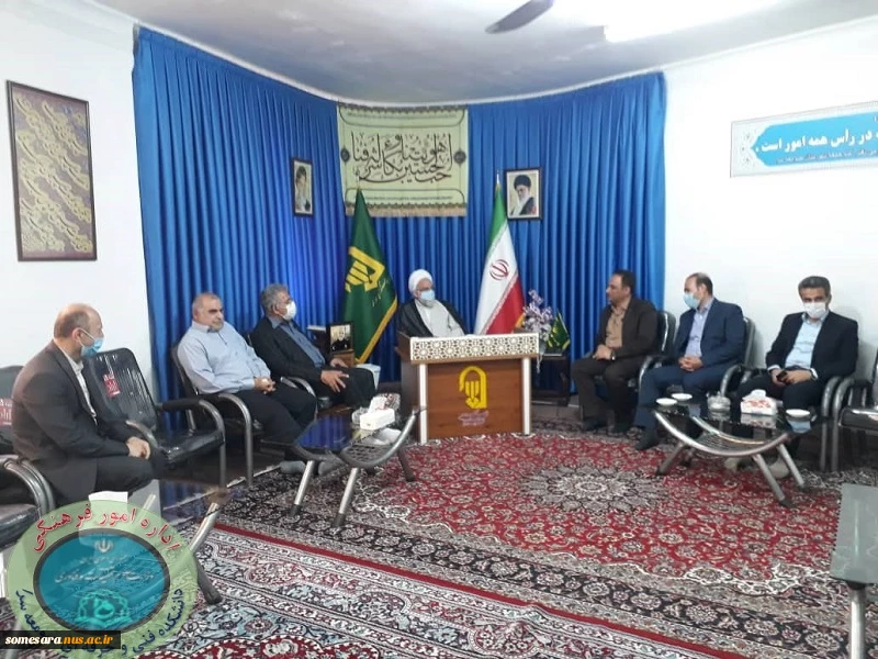 دیدار مسئولین دانشکده با امام جمعه شهرستان 2