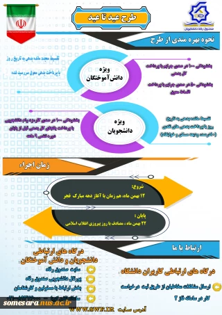 طرح عید تا عید صندوق رفاه دانشجویان