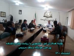 جلسه همکاران امور دانشجویی با ریاست محترم دانشکده  پیرامون خوابگاه وسلف سرویس 2