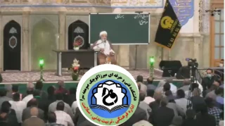 دیدار و ملاقات حاج آقای قرائتی با خانواده دو طلبه ای که در حرم آقا امام رضا علیه السلام به شهادت رسیدند.