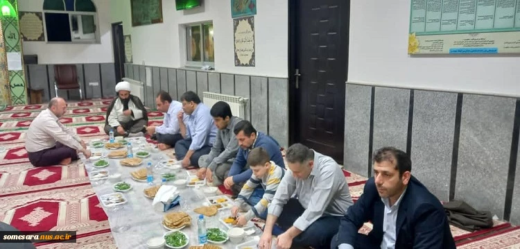 مراسم افطاری  2