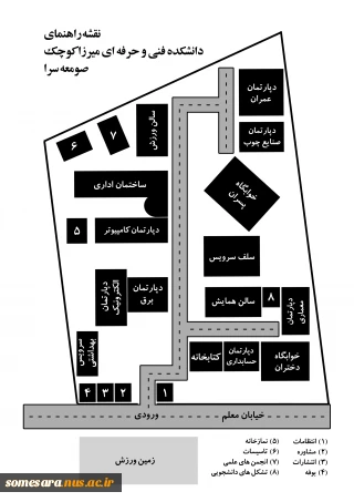 نقشه راهنمای دانشکده